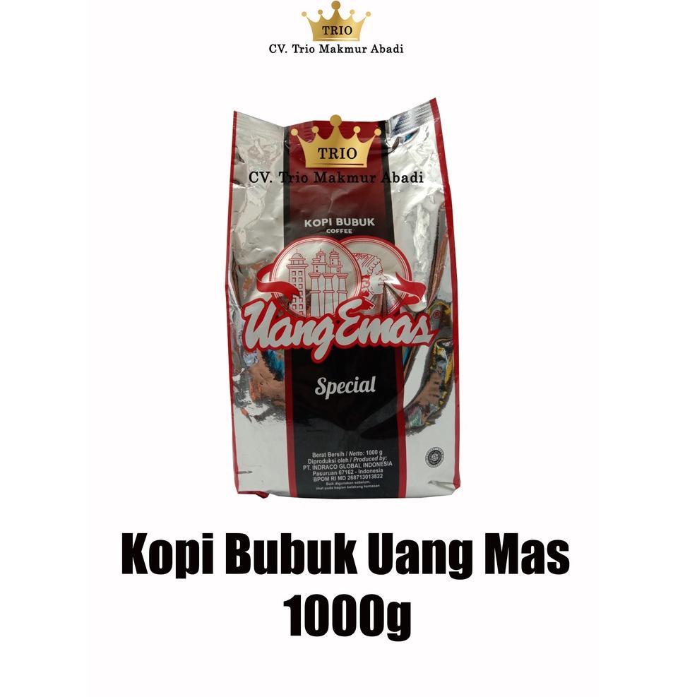 

(Terbaik) Kopi Bubuk Uang Emas 1000g (Grosir)