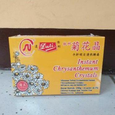 

❤[PROMO ⚡ALE!!!]❤ [1box isi 10sachet] DALI Chrysanthemum Tea Crystal / Teh Kembang Krisan 200gr