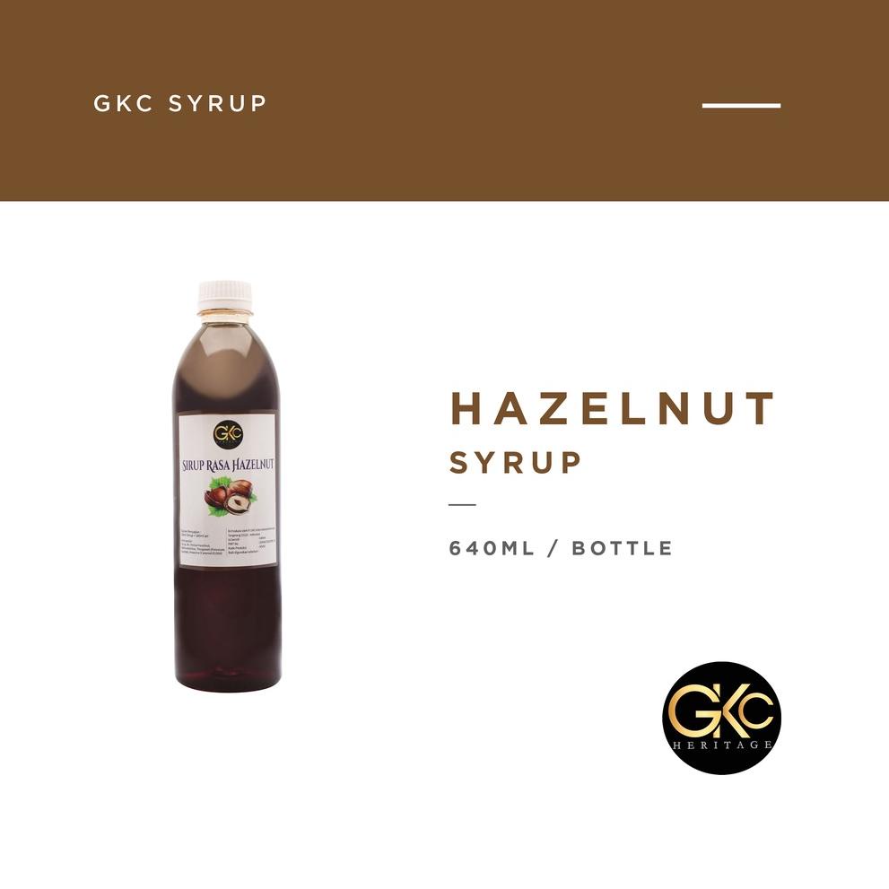 

✔️ Sirup Hazelnut/ Hazelnut Syrup Minuman GKC Heritage 640 ml (Import Quality)