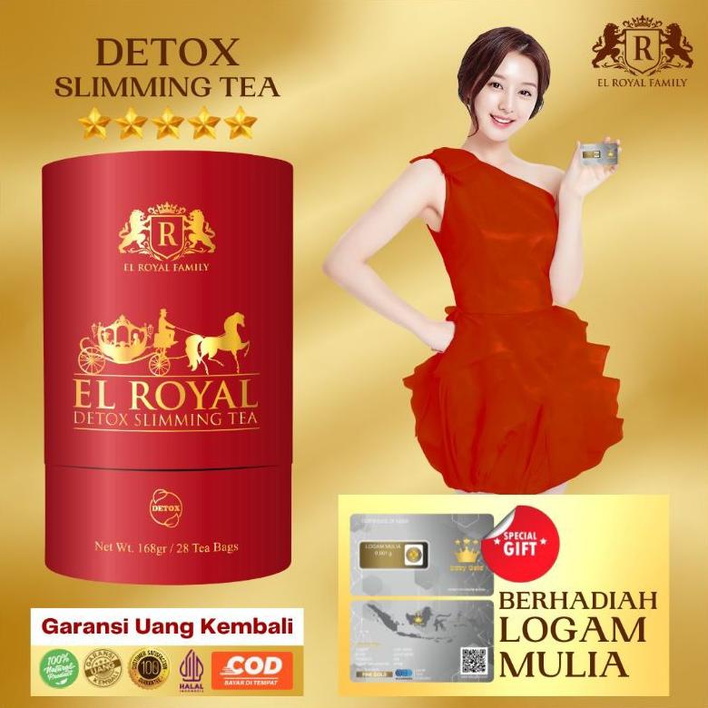 

Terlaris El Royal Detox Slimming Tea - Teh Detox 1 Paket