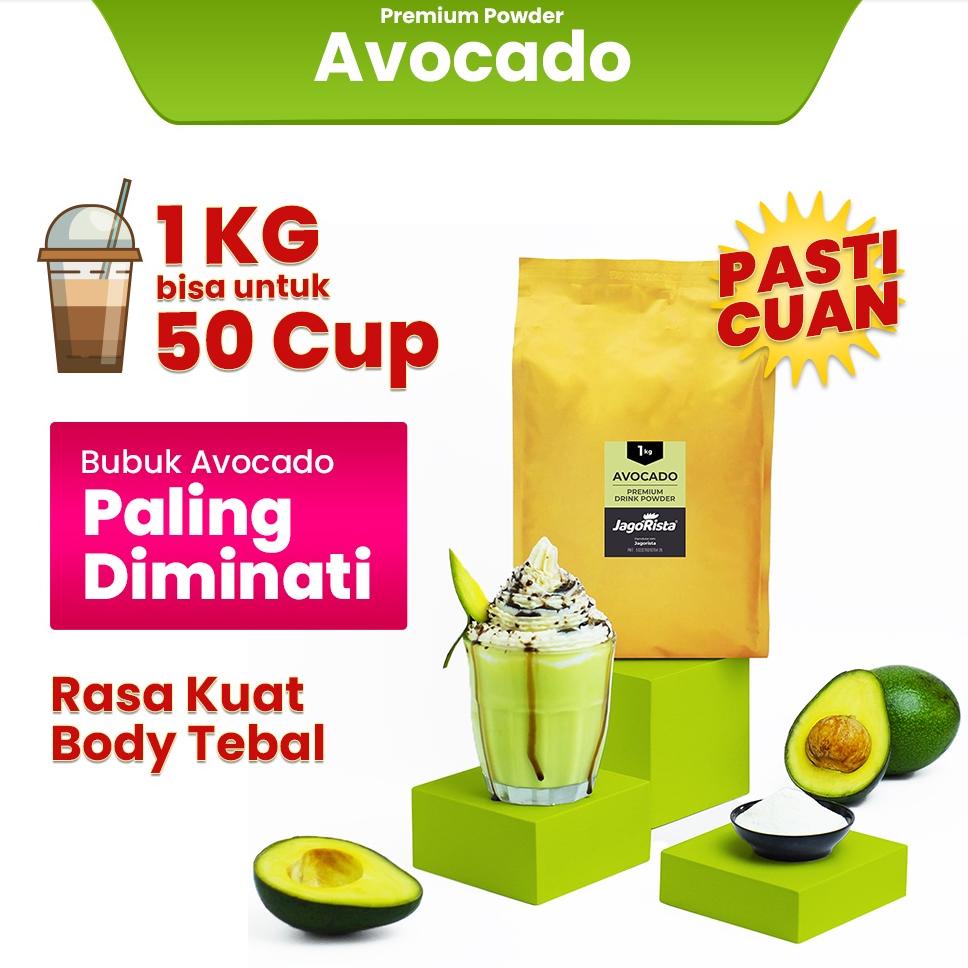 

【Penjualan Terbaik】✅COD Jagorista - 1 KG Premium GOLD Avocado ( Bubuk Minuman / drink Powder )