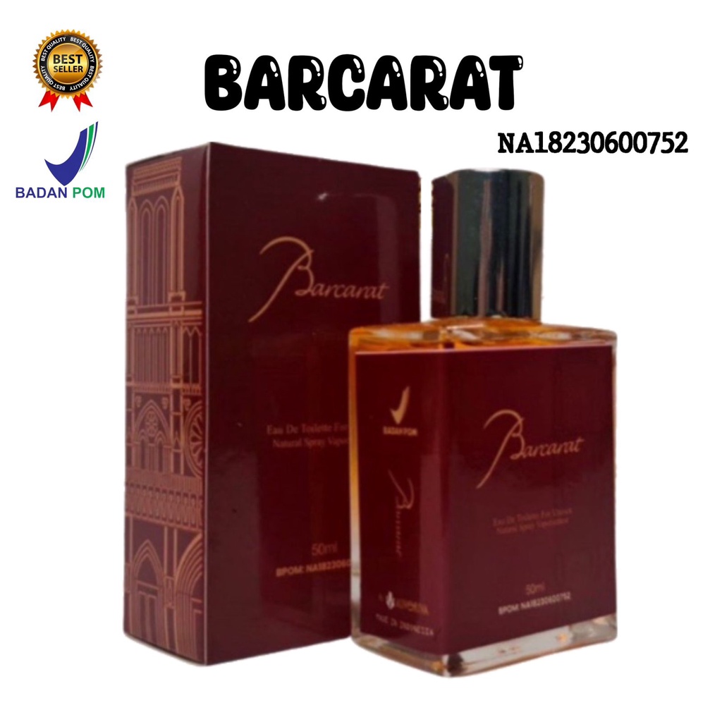 [BPOM] PARFUM BACCARAT 50ML PREMIUM / PARFUM BACCARAT ROUGE 60ML BEST SELLER / PARFUM WANGI TAHAN LAMA