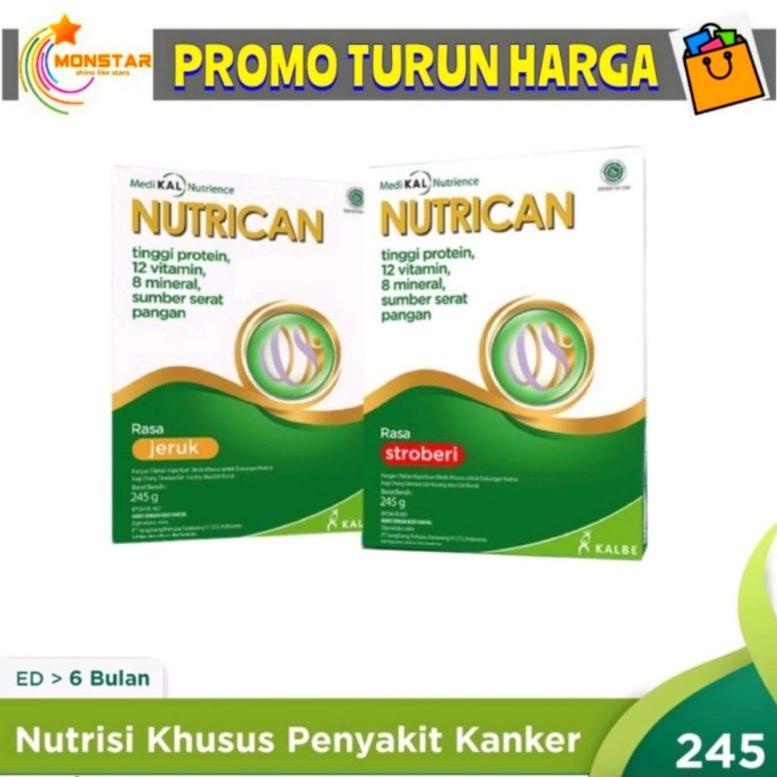 

Terlaku.../ NUTRICAN - SUSU TINGGI PROTEIN NUTRISI KHUSUS PASIEN KANKER 245 GRAM