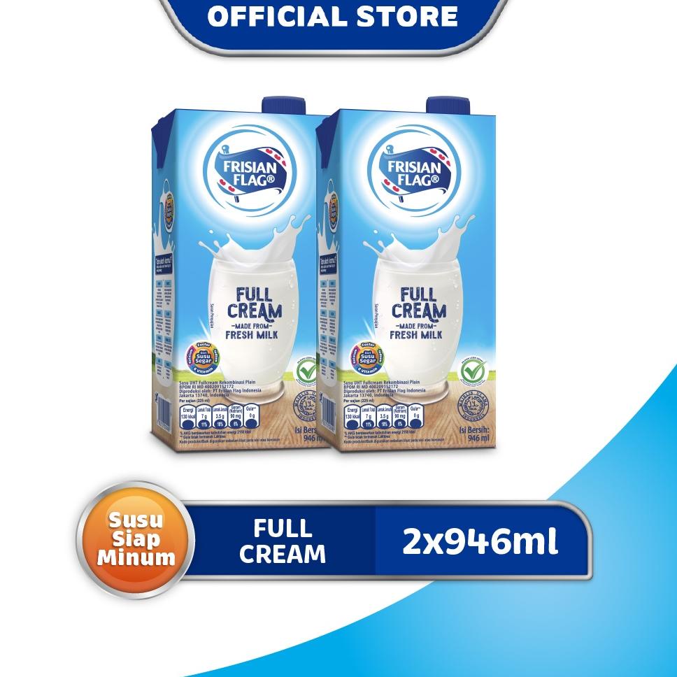 

Dijamin Ori>/ Frisian Flag Family UHT Full Cream 946 ml x 2 pcs