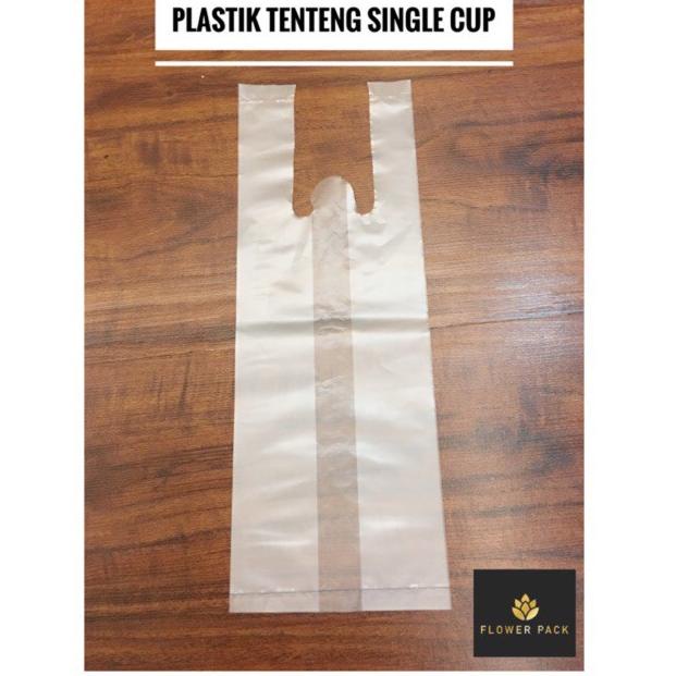 

【F⚡ASH SALE✅】 Plastik single cup/ plastik tenteng cup/ plastik tenteng single cup/ plastik 1 cup/ plastik tenteng