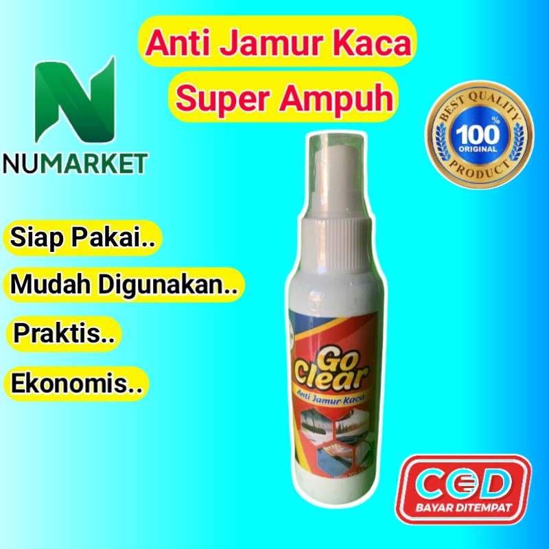 CAIRAN PEMBERSIH/PENGHILANG ANTI JAMUR KACA DAN BODY MOBIL,AQUARIUM PALING AMPUH 100 ML