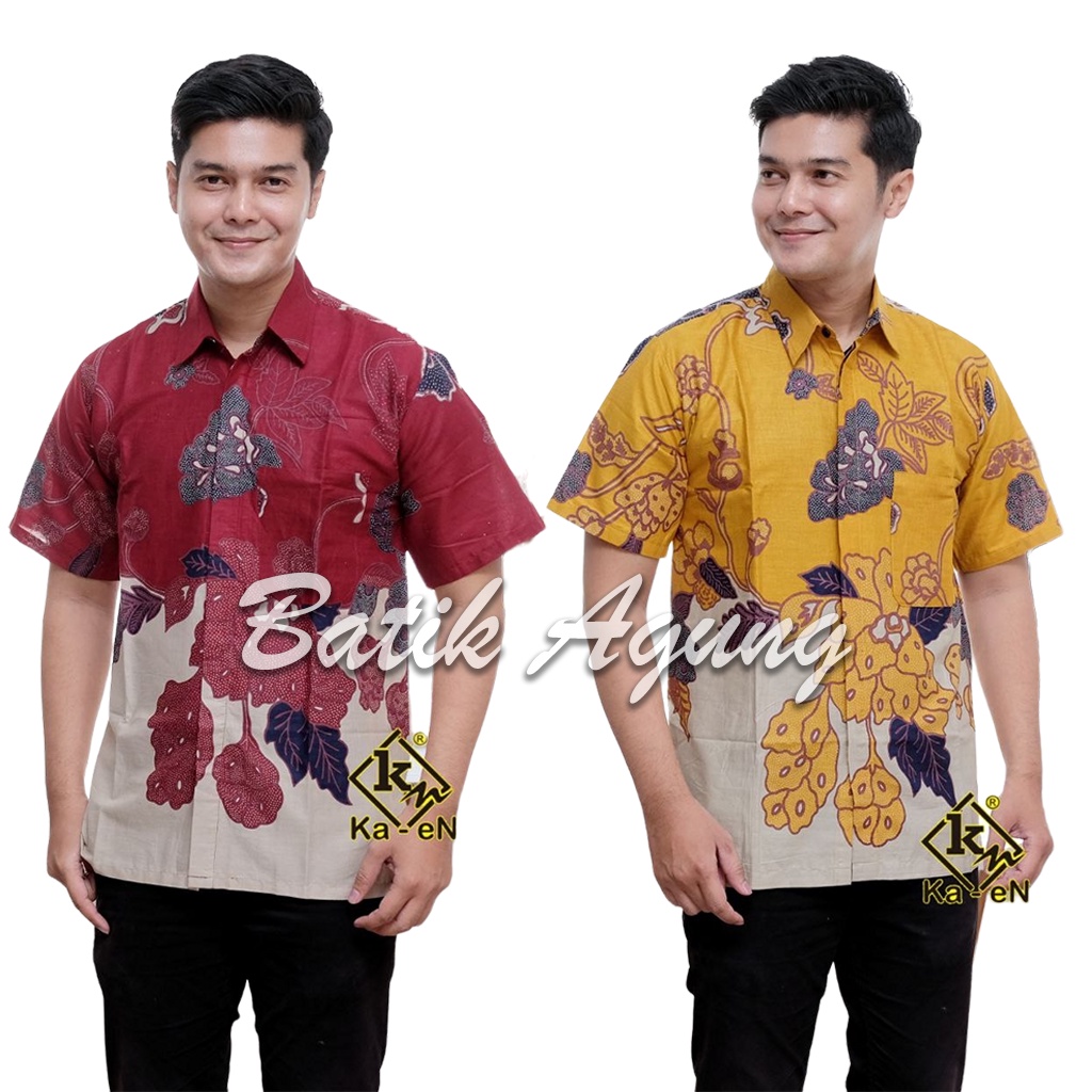 Baju Batik Pria Modern Katun Premium / Baju Batik Pria 2022 / Baju Batik Kerja Kondangan Pria Murah