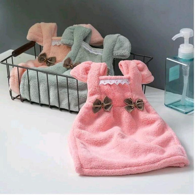 Buruan Serbuu Serbet Gantung Baju Microfiber Pita