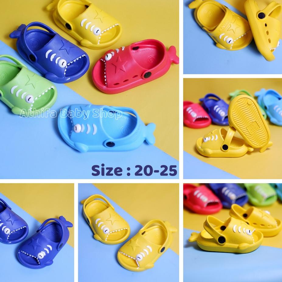 Produk Oke Sepatu Sandal Anak Laki Perempuan Baby Shark Hiu Paus Usia 6 7 8 9 10 11 Bulan 1 2 3 Tahu