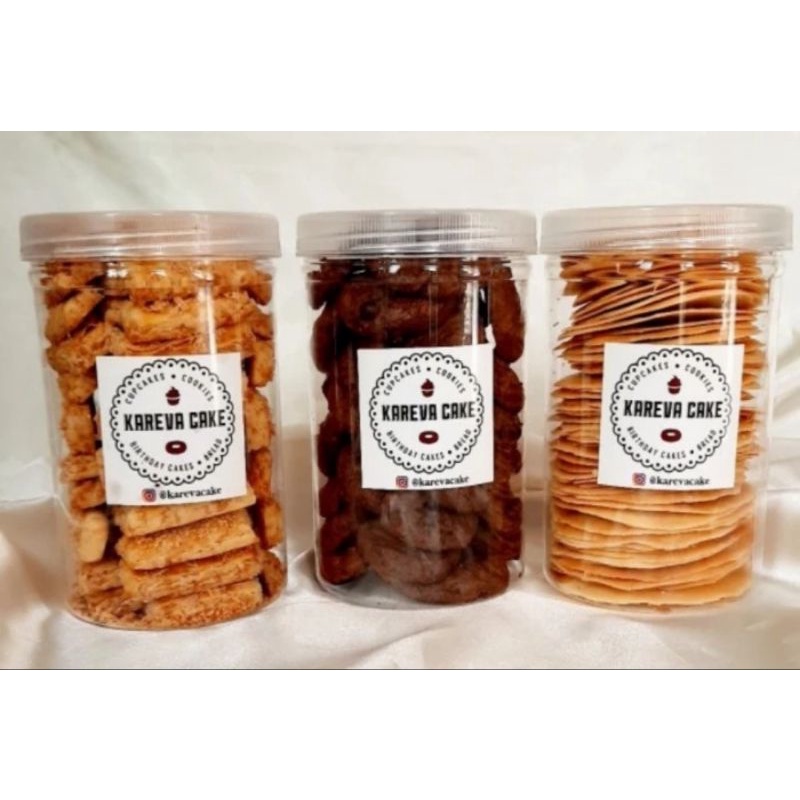 Toples kue 1000ml - toples Plastik 1000ml