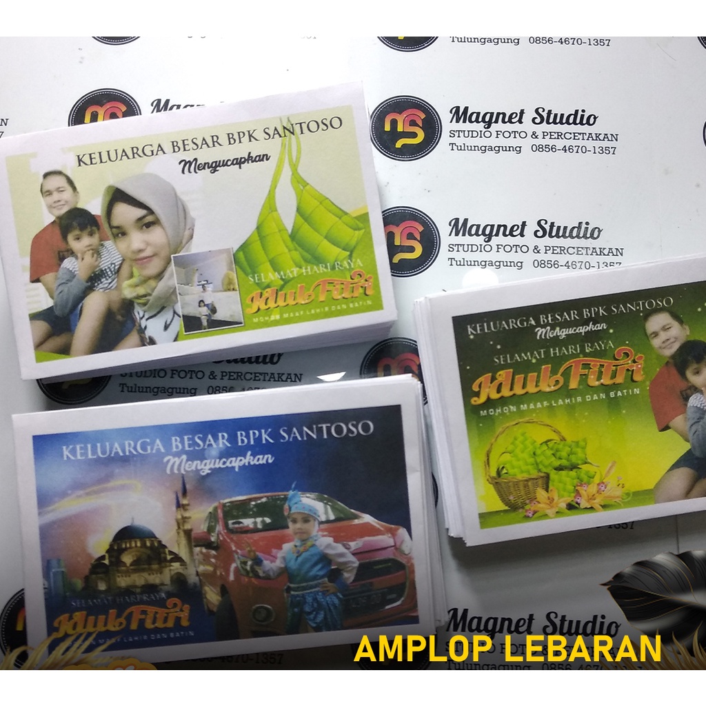 

cetak amplop lebaran idul fitri costum foto
