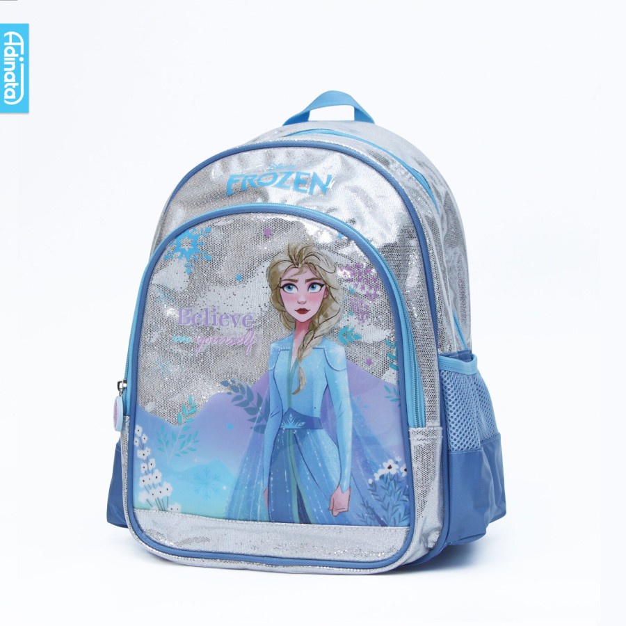 Tas Anak Frozen Snow Backpack L - Adinata / Tas Sekolah Anak / Tas Ransel /8133