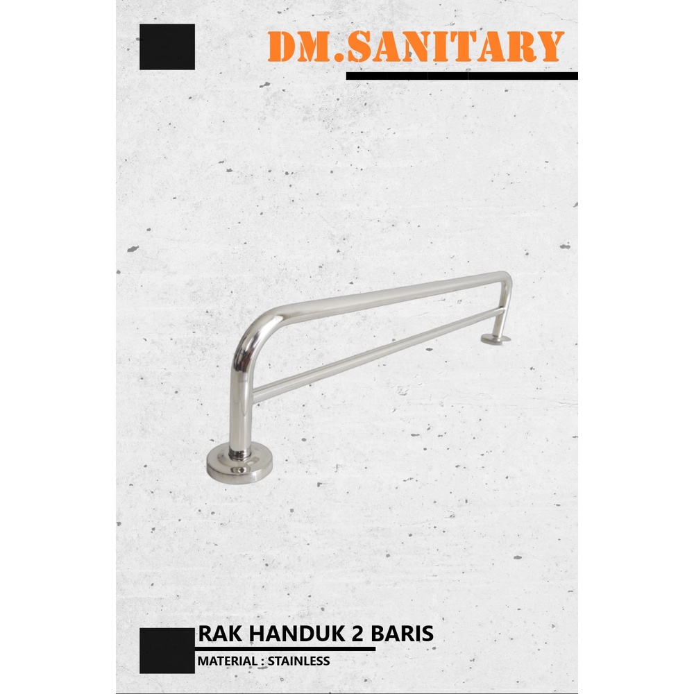 Rak Handuk Gantung / Gantungan Handuk kamar mandi 2 susun minimalis