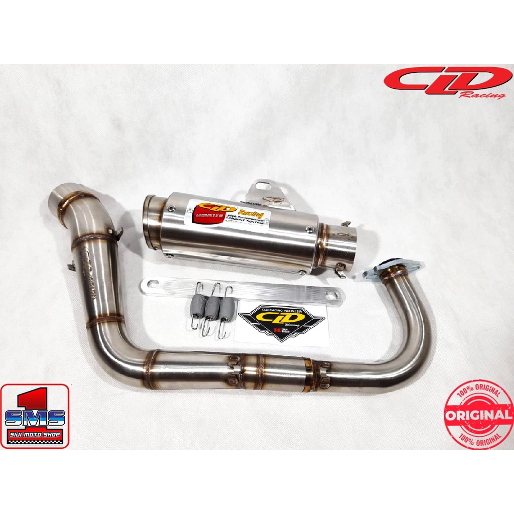 KNALPOT CLD RACING BEAT KARBU/SCOOPY/BEAT ESP/SCOOPY FI/VARIO 110 TYPE C3 MONSTER RACE