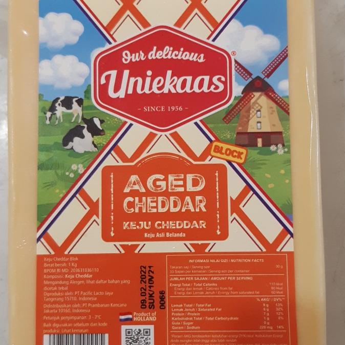 

KEJU AGE CHEDDAR UNIEKAAS 1Kg