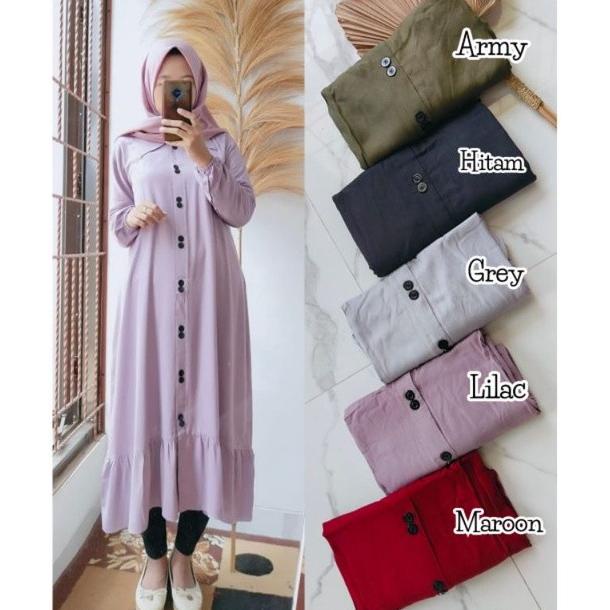 Long Tunik Rayon || Rayon Twill