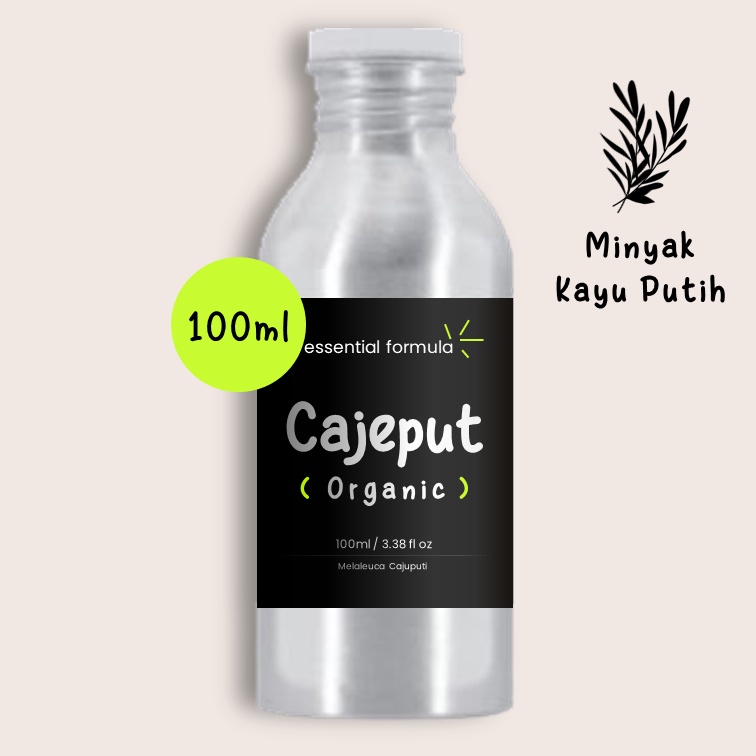 100ml Organic Cajeput Essential Oil Minyak Kayu Putih Murni 100%