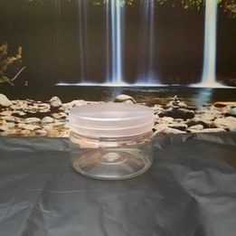 Toples Tabung Silinder 300 ml 300ml 250ml 250 ml Plastik / Toples Kue Snack / Tempat Kue Kering (Pak