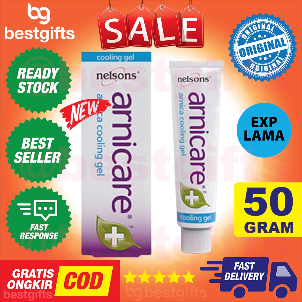 NELSONS ARNICARE ARNICA COOLING GEL MEMAR KESELEO ANTI INFLAMASI 50 GRAM