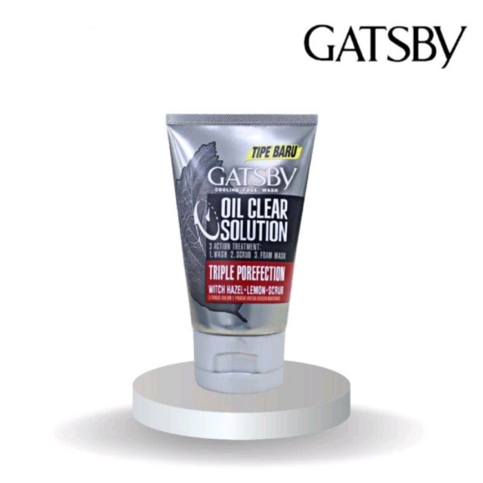 GATSBY COOLING FACE WASH TRIPLE POREFECTION FACIAL FOAM CLEANSER MEN