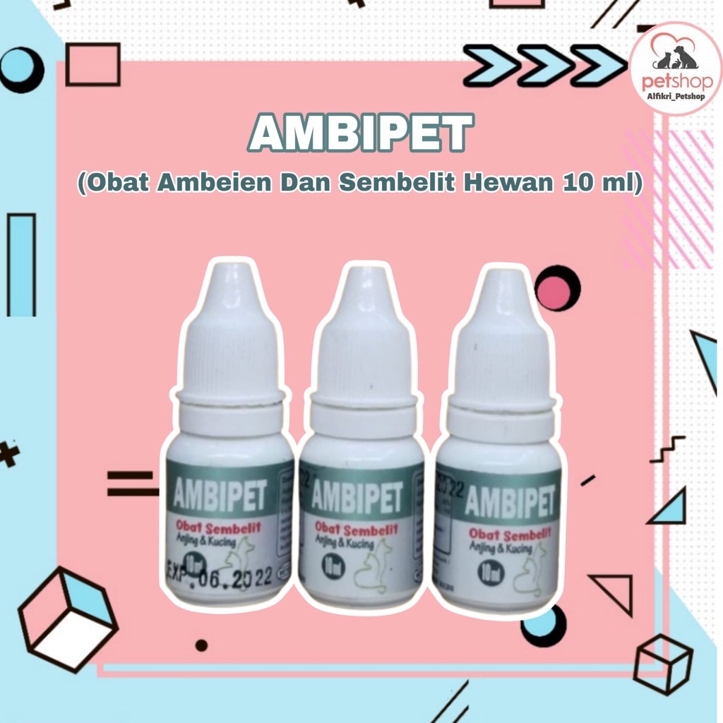 AMBIPET Obat Ambeien Sembelit Untuk Kucing dan Anjing