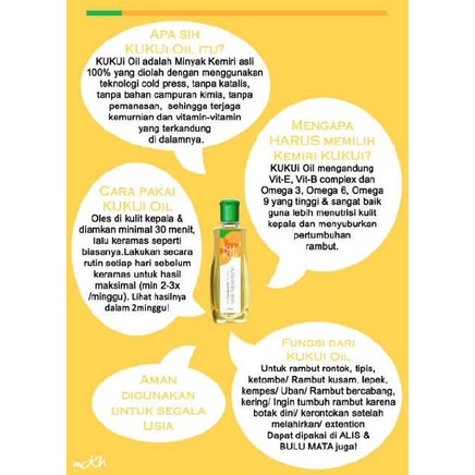 KUKUI HAIR TREATMENT/ PENUMBUH RAMBUT ALAMI SEMUA USIA / MINYAK KUKUI / MINYAK KEMIRI ALAMI