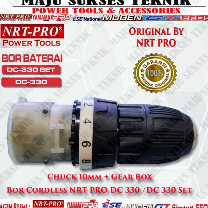 Gear Box Set + Chuck 10Mm Bor Cordless Nrt Pro 330 330 Set / Dc 330