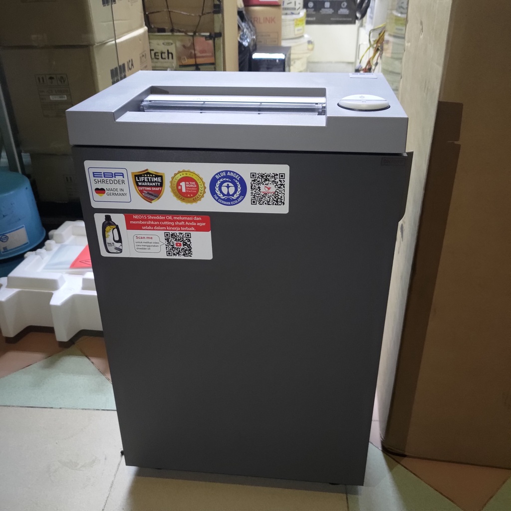 EBA Paper Shredder 1624 Germany Mesin Penghancur Kertas Cut Jerman