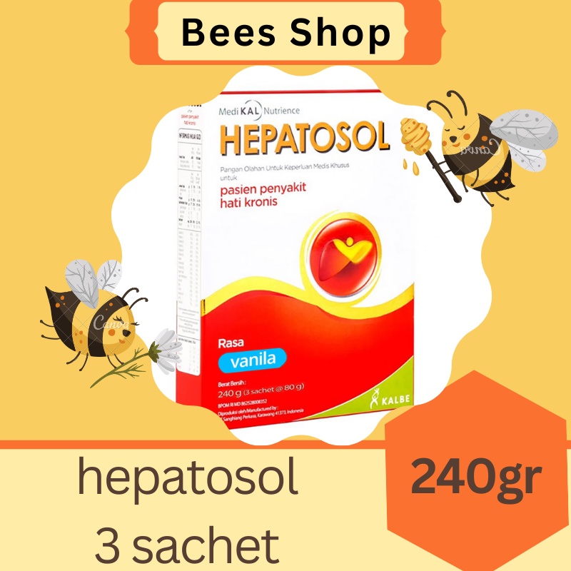 

HEPATOSOL Vanila 240 g - NUTRISI KESEHATAN HATI