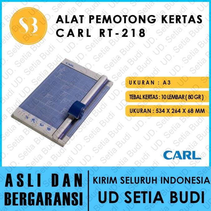 

Alat Pemotong Kertas Carl RT-218 DISKON