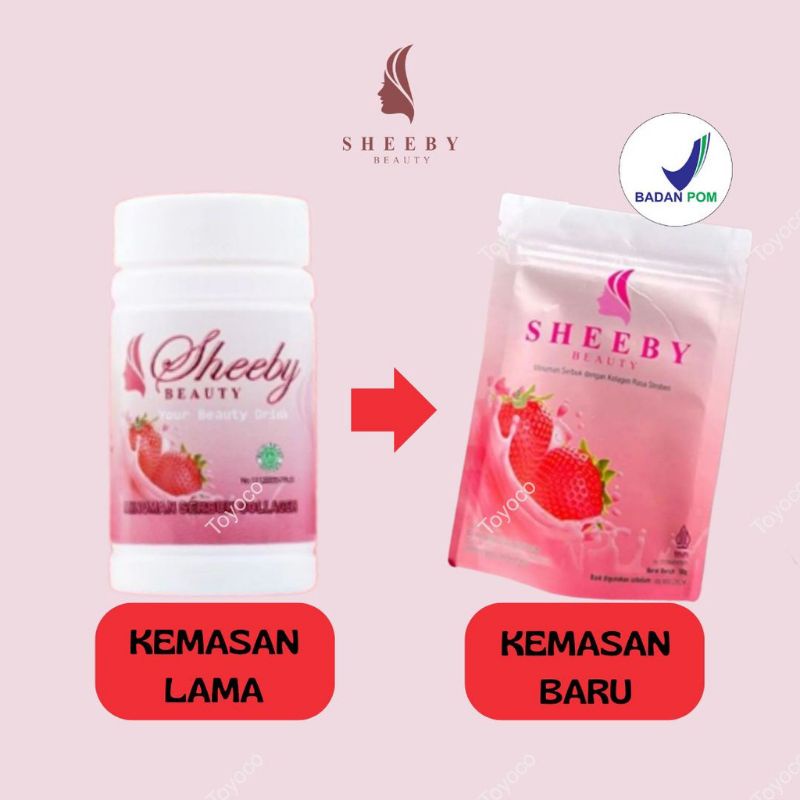 COD Sheeby Beauty Serbuk Collagen Minuman Collagen Pemutih Badan