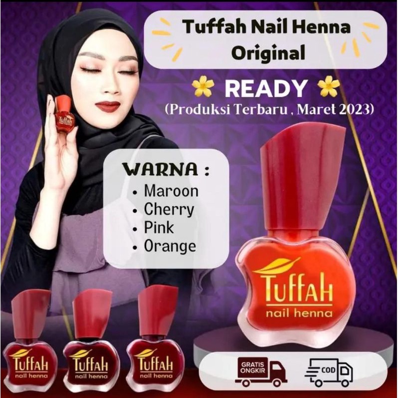 Hena Tuffah, henna tuffah asli tuffah, hena tangan awet