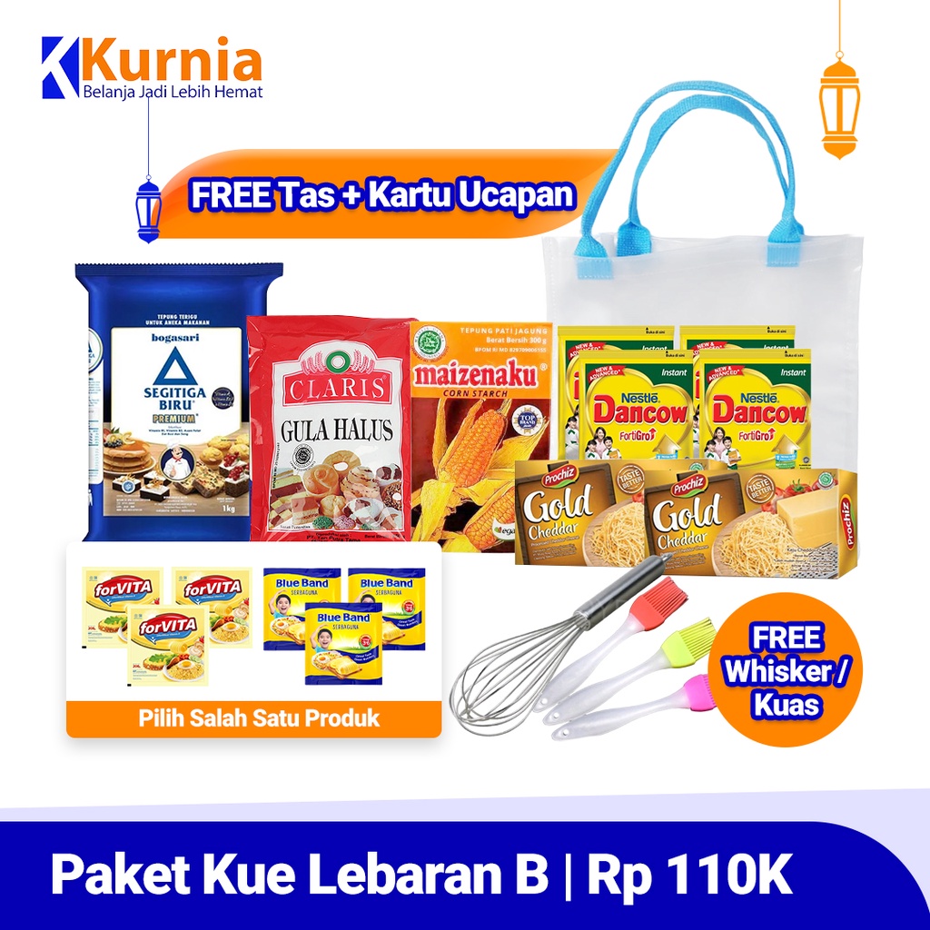

Paket Kue Lebaran - Hampers Ramadhan / Hampers Hari Raya Idul Fitri