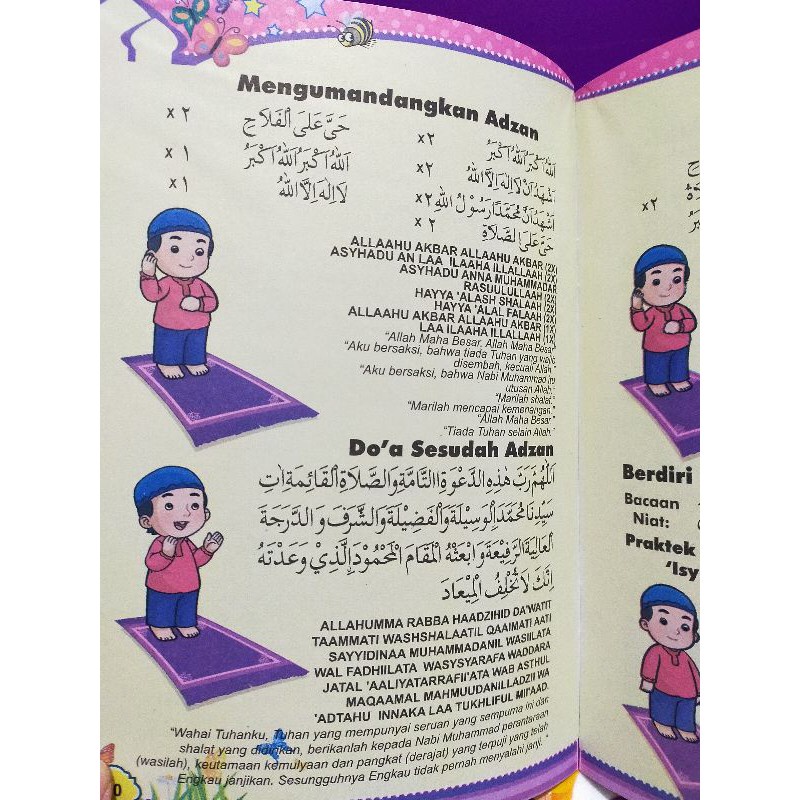 Buku Anak Muslim Panduan Praktis Belajar Shalat Untuk Anak - TBS