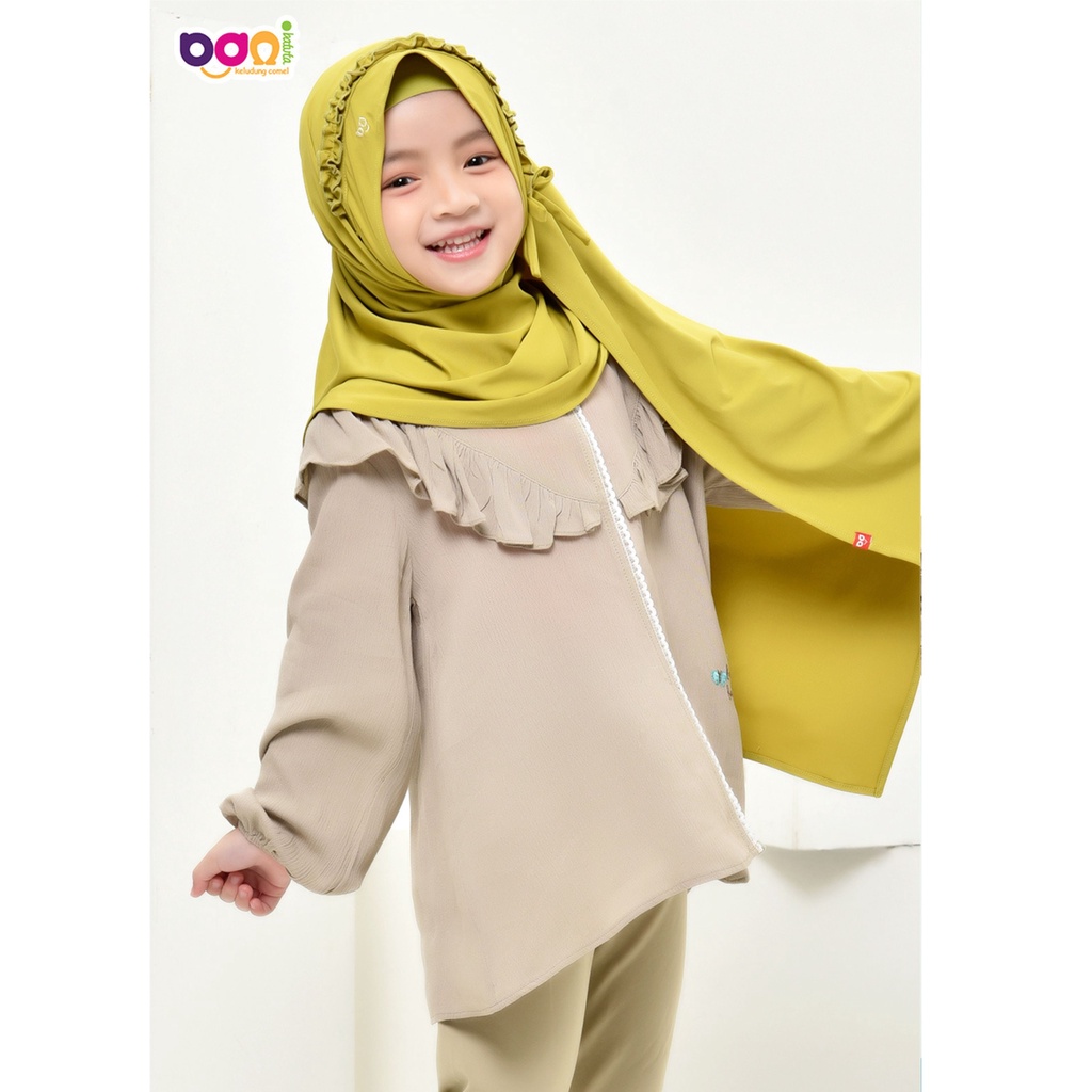 Kerudung Pashmina Instan bani Sabba | Kerudung pashmina anak | Kerudung pashmina instan anak | kerud