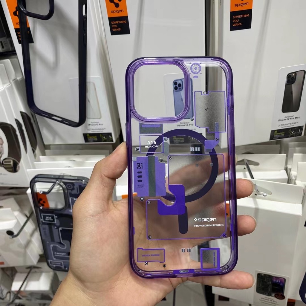 Spigen Ultra Zero phone case Untuk iPhone 14 pro 14 pro max 13 pro 13 pro max 12 12 pro 12 pro max Casing Ponsel Anti Jatuh