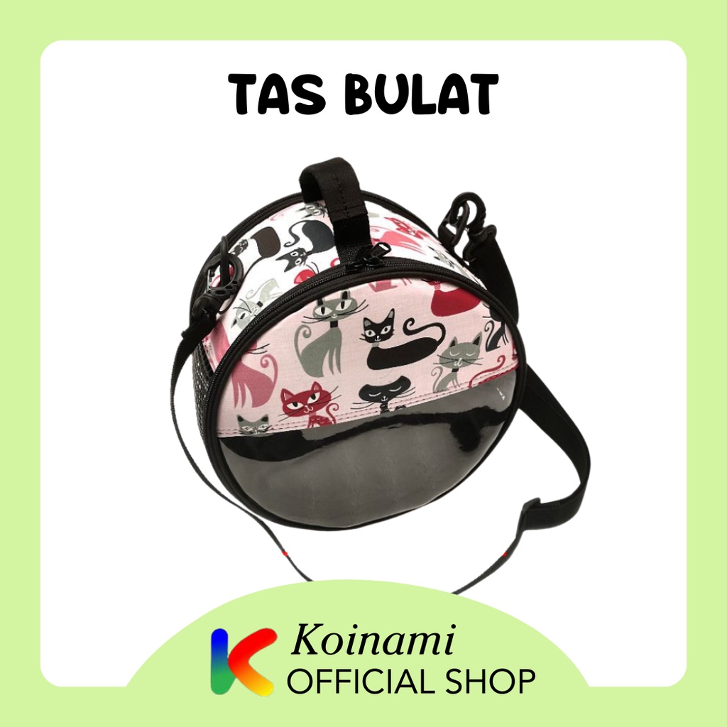 TAS BULAT d24 cm / TAS ANAK KUCING KELINCI HAMSTER SUGAR GLIDER / PET CARGO / TAS HEWAN