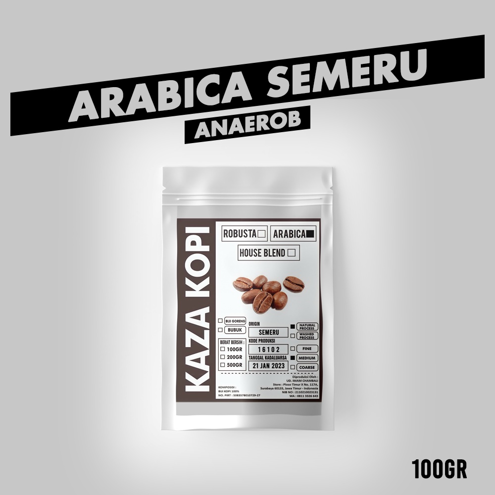 

Kopi Arabica Semeru Natural Anaerob Process