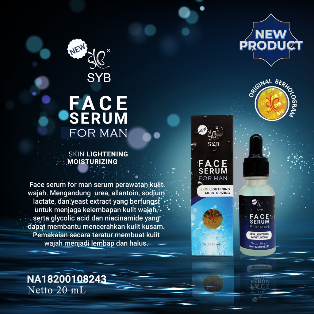 MFI - SYB Face Serum For Man 20ml | BPOM