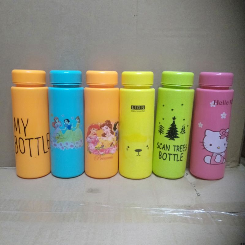 NEW MY BOTTLE ANIMAL 500 ML TEMPAT BOTOL AIR MINUM ANAK KARAKTER HEWAN LUCU