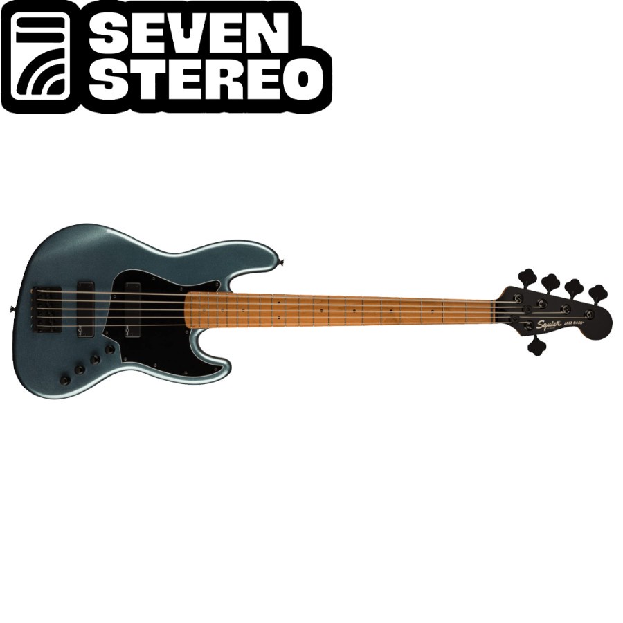 Squier Contemporary Active Jazz Bass HH V Bass Gunmetal Metallic