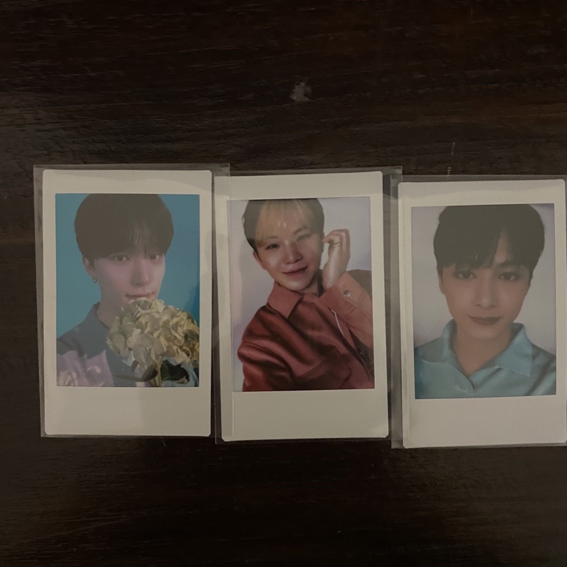 polaroid hanabi dino woozi jun seventeen