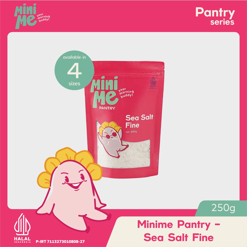 

MINIME Pantry - Sea Salt 250gr Garam Laut