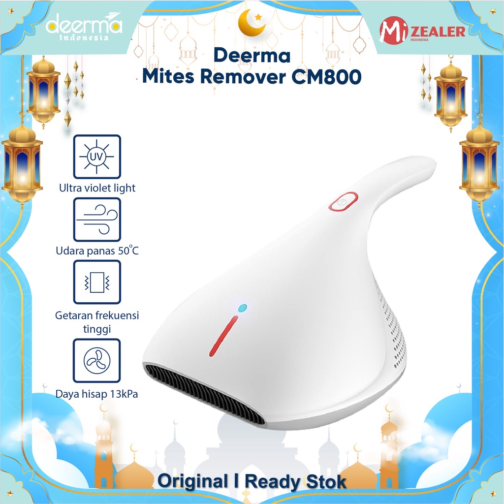 Deerma CM800 Vacuum Cleaner Anti Mite UV Sterilization Handheld Vacuum Home Cleaning Penyedot