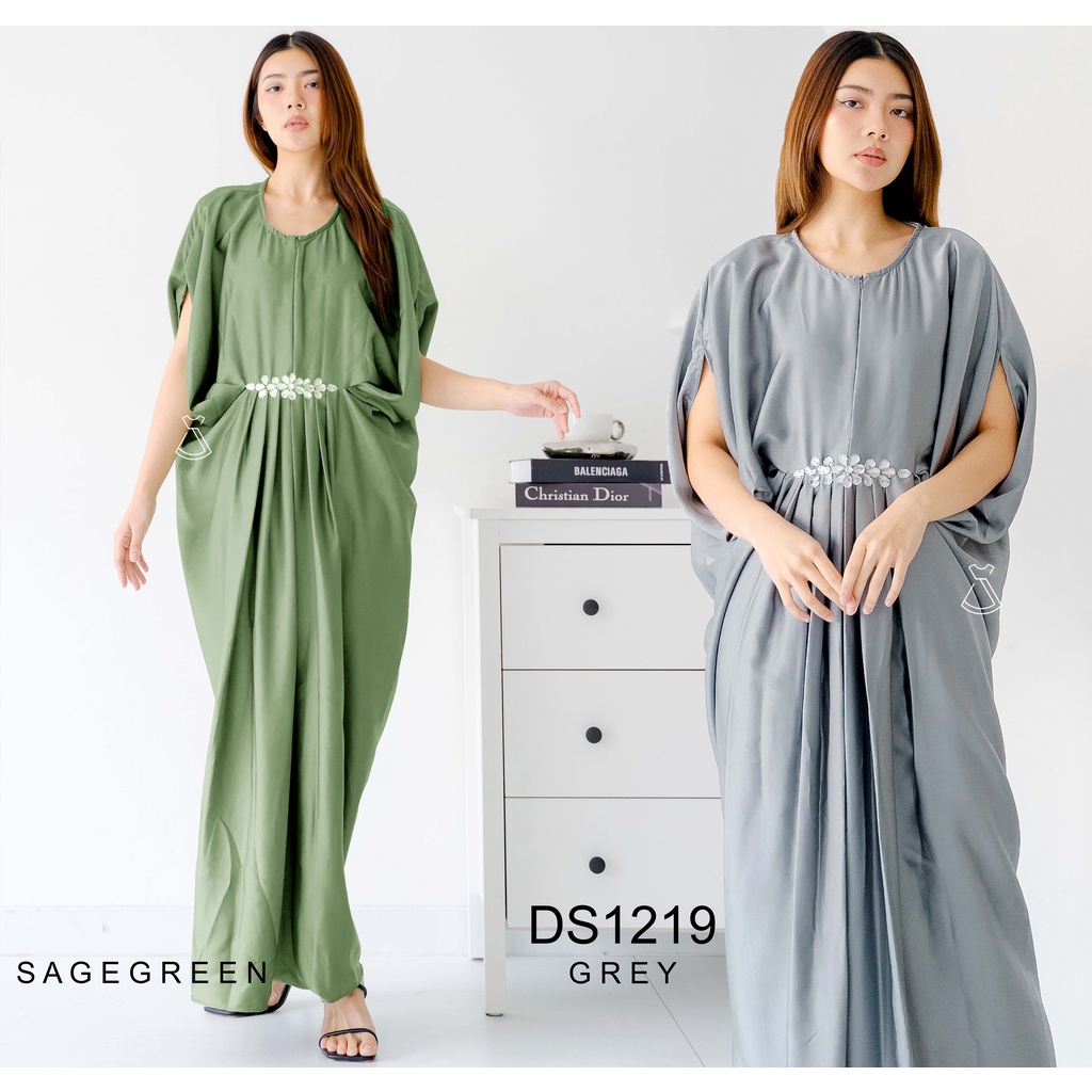 DS1219  - DRESS KAFTAN PREMIUM MUSLIM BUSUI FRIENDLY