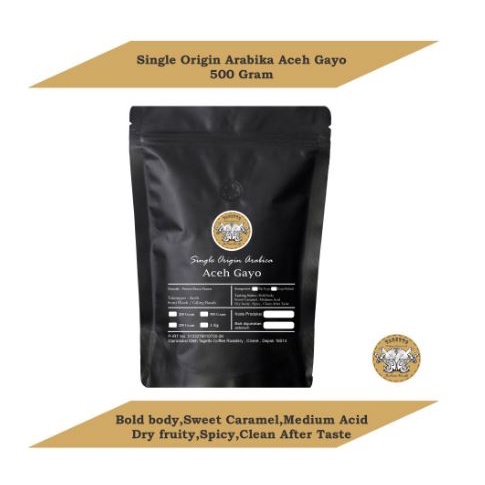 

XMASTER BIJI KOPI ARABIKA ACEH GAYO 500GR SPECIALTY ARABICA BEAN GROUND BUBUK 500 GRAM TAGETTO