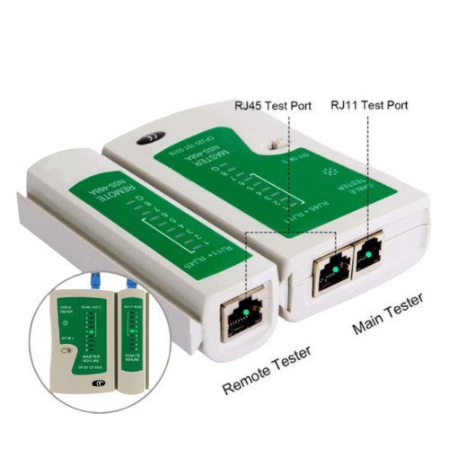 Lan Tester Alat Penguji Kabel Lan RJ45 Telepon Tester Rj11 Lan Tester