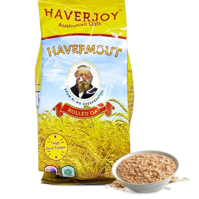 

QC PASS✅⭐-HAVERJOY ROLLED OAT 1 KG - HAVERMOUT OATMEAL MENU SARAPAN SEHAT