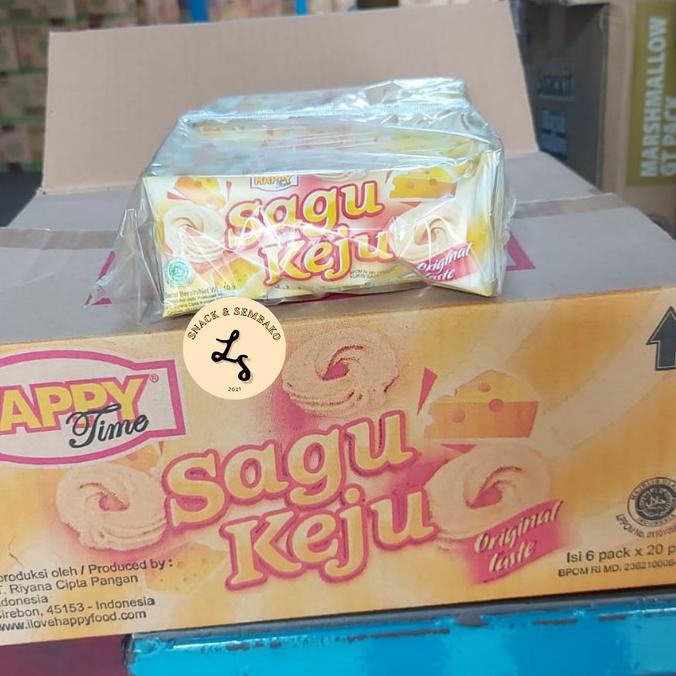 

Sagu Keju Happy Time 1 Pack Isi 20 Pcs @10Gr
