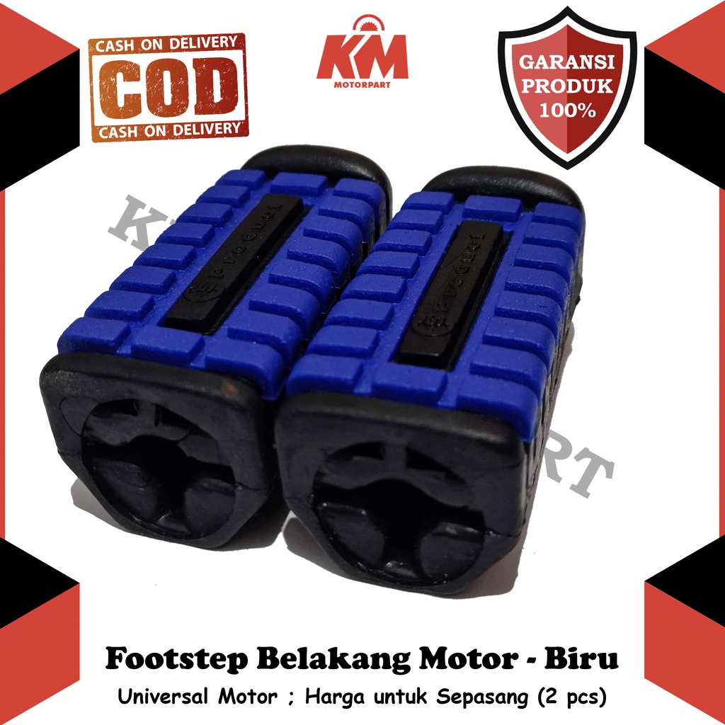 Footstep Belakang Cocok untuk Semua Motor Step Karet Barstep Variasi 2 Pcs